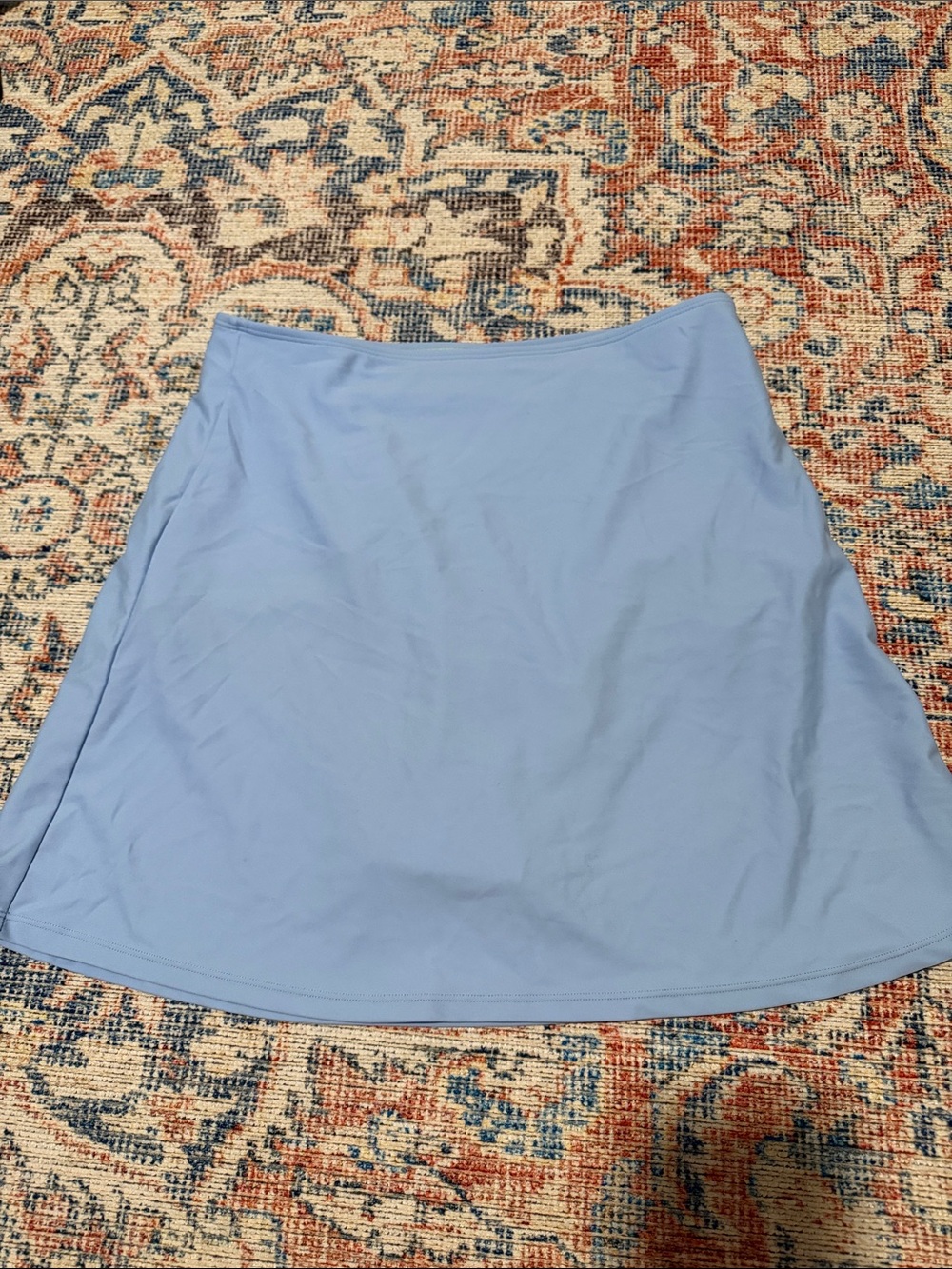 Kortni Jeane Sky Blue A-Line Swim Skirt